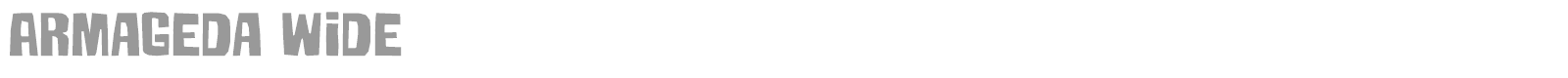 Armageda font preview